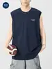 Ropa para Hombre Muqiu 2026 Verano Chaleco Fresco sin Mangas para Hombre, Ajuste Holgado Deportivo Casual Camiseta sin Mangas Camiseta Capa Base