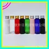 Botella de aluminio con tapa de hombro plano 30ml azul verde marrón botella de plástico botella para loción 30ML botella desmaquillante botella dispensadora de loción