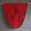 Telón de Boda de Moda con Decoración de Velos de Seda de Leche, Cabeza de Velos Semicircular, Arreglo de Escenario de Boda Estilo Coreano de Hada