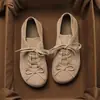 Zapatos de Algodón con Forro de Felpa para Mujer, Invierno 2026 Nuevo Retro Versátil Moño Cordones Suaves Uso Bidireccional Zapatos Birkenstock