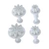 4 Peças Molde de Relevo Crisântemo Molde de Impressão de Primavera Molde para Bolo Fondant DIY Ferramentas de Panificação