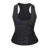 Chaleco de neopreno cruzado para mujer, ajustado, para la cintura, moldeador de cintura, chaleco sauna fitness, faja