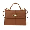 Bolso Pequeño de Alta Gama para Mujer 2026 Nueva Moda Versátil Bolso Cruzado Estilo Kelly Bolso de Mano Súper Popular Bolso Cuadrado Mini
