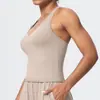 Colete de Yoga Europeu e Americano Transfronteiriço Escovado Justo Costas Bonitas Alça Cruzada Sutiã Esportivo Corrida Fitness Roupas de Yoga Tops para Mulheres