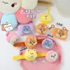 Bolsa de Monedas de Peluche de Conejo y Zorro Dibujos Animados Lindos, Bolsa de Almacenamiento de Auriculares para Estudiantes de Alto Valor, Pulsera con Anillo a Presión al por Mayor