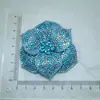 Adesivos de Tecido de Camélia com Strass Prata para Aplicação Pontual DIY Artesanal para Sapatos e Chapéus Femininos Decoração de Malas Acessórios de Joalheria Venda por Atacado