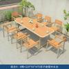 Combinação de Mesa e Cadeiras para Terraço de Vila ao Ar Livre Lazer Metal Impermeável Proteção Solar Móveis Jardim Ar Livre Hotel B&B Mesa e Cadeiras