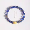 Estilo étnico año del dragón Chengxiang pan de oro esmalte de color pulsera DIY templo con cuentas pulsera simple para hombres y mujeres venta al por mayor