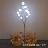 Nuevos accesorios de boda con revestimiento de hierro de 1,5 metros, guía de camino de erizo de mar, luces decorativas para escenario de boda, adornos de guía de camino de árbol frutal