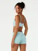 Sujetador Deportivo de Tirantes Finos Cuadrado Estilo Europeo y Americano para Mujer, Sujetador de Yoga Sin Costuras y Sensación de Segunda Piel, Camiseta de Tirantes Ajustada para Fitness, Hecho a Medida por el Fabricante