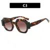 Óculos de Sol Redondos Kedun Color Block 2025 Novo Estilo de Rua Moda Óculos de Sol com Proteção UV para Mulheres com um Toque Sofisticado e Único