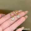 Brincos de Pressão Versáteis em Formato de Coração com Zircônia Microincrustada, Prata S925, Modernos e Versáteis, Estilo Francês de Luxo Leve, Brincos de Alta Qualidade no Atacado para Mulheres