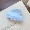 Pinza para el pelo de corazón colorido con textura Ins coreano Pinza de tiburón Pasador dulce para la parte posterior de la cabeza Accesorio para el pelo Accesorio para el pelo de mujer Venta al por mayor