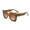 Gafas de sol cuadradas de estilo europeo y americano para mujer, Gafas de sol de estilo callejero simples y de moda para hombre