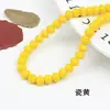 Kit de Materiales para Pulseras DIY Hechas a Mano con Cuentas 8mm Cristal de Vidrio Cuentas Planas Cuentas para Puerta Cortina Divisoria Cuentas Sueltas Semiacabadas