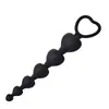 Ponto de Fábrica Silicone Contas Anais Masculinas Dispositivo de Masturbação Contas Femininas Plug Anal Brinquedo Sexual para Adultos