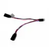 Cable de Servomotor de Tres Cables para Coche de Control Remoto de Alta Velocidad Modelo Piña al por Mayor Cable de Conector Doble Paralelo para Dos Servomotores