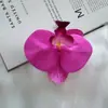 Filme Personalizado Impresso em 3D Artificial Cabeça Única de Orquídea Borboleta Caixa de Doces de Casamento Flor Decorativa Grampo de Cabelo Adorno de Cabeça de Flor Grampo de Cabelo Flor Artificial