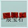 Fabricantes de gemas artificiais de Wuzhou fornecem zircônia retangular colorida pedra bruta acessórios de diamante bruto para joias DIY