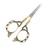 Atacado do Fabricante Tesouras Pequenas Requintadas Retrô Tesouras Clássicas Flor de Ameixa Tesouras de Aço Inoxidável para Ponto Cruz Tesouras Domésticas para Saquinhos de Chá