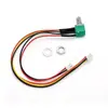 Potenciómetro Tipo Perilla Rv097 con Interruptor Rk097 Amplificador de Potencia Audio Control de Velocidad Perilla de Atenuación Interruptor con Línea de Terminal