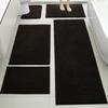 Set de 5 Alfombrillas Absorbentes para Piso, Felpudos para Puerta de Entrada, Alfombrillas Antideslizantes Resistentes a Manchas para Entrada, Alfombras para Mesita de Noche de Dormitorio, Transfronterizo