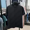 Camiseta Clásica Simple Versátil de Manga Corta con Cuello Redondo para Hombres Jóvenes, Estilo Nuevo de Verano, Color Sólido, Simple, Holgada, Cómoda