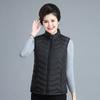 Chaleco Ligero y Acolchado de Otoño e Invierno Talla Grande para Mujeres de Mediana Edad y Mayores para Gorditas 100kg Chaleco Chaqueta de Algodón con Cuello Alto para Mamá
