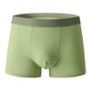 Cuecas boxer de algodão masculinas, calças respiráveis e confortáveis, boxer de algodão com virilha bacteriostática e grafeno respirável, cabeça