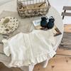 2026 Ropa Infantil Llegadas de Verano Ropa de Verano para Niñas Estilo Coreano Algodón Lavado Manga Abullonada Camisa de Manga Corta 123206