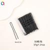 Tienda de 2 yuanes versión coreana de la nueva pinza para el cabello para niños de color negro esmerilado, pinza de caja, accesorios para el cabello de niña de dibujos animados