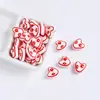 Corazón de Melocotón Aceite Goteante Gato de Dibujos Animados Cerdo Cuentas de Cerámica Hecho a Mano DIY Pulsera Collar Material para Ensartar Accesorios de Joyería
