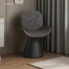 Silla de Tocador Lujo Ligero Armario Dormitorio Tocador Taburete Giratorio de Maquillaje Silla de Comedor Taburete Taburete de Tocador Francés de Diseñador