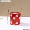 Cubo de mano de caramelo transfronterizo Regalo de Navidad snack de galleta juguete almacenamiento cubo de hierro Regalo de Navidad para niños embalaje