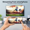 Adaptador tipo C para HDTV 4K hdv linha notebook computador celular tablet tela de projeção linha