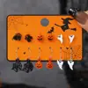 Venta Caliente Transfronteriza Europea y Americana Combinación de Pendientes de Halloween Dibujos Animados Divertidos Cabeza de Calabaza Fantasma Murciélago Elemento Set de Pendientes
