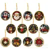 Novos e populares produtos de pintura de diamante transfronteiriços, incluindo arte de diamante DIY feita à mão, enfeites de Natal e pinturas de pérolas com tema de animais para interiores