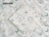 Tejido de gasa arrugada de doble capa, tejido crepé para babero de bebé y saco de dormir, tejido para bata de baño infantil y ropa de casa