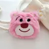 Peluche de Dibujos Animados Oso Fresa Sello para el Cabello Banda para el Cabello Accesorios para la Cabeza Accesorios DIY Broche Decoración Ropa Bolsa Regalo de Acompañamiento