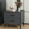 Mesa de cabeceira em laje de rocha, armário de armazenamento para quarto, madeira maciça, estilo minimalista moderno, luxo leve, pequeno armário de cabeceira para armazenamento
