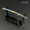 Llavero Modelo de Aleación One Piece Solon Qiushui Yan Diablo Che Mini Katana Colgante de Metal