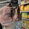 Sudadera Casual Suelta para Mujer, Chaqueta Coreana Vintage de Cuello Redondo y Manga Larga para Otoño e Invierno