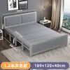 Cama plegable para uso individual o doble, cama para siestas en casa para adultos, cama individual duradera para viviendas de alquiler, cama plegable engrosada y reforzada