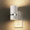 Luz de Noche LED de Pared Gy136 Luz Ambiental de Tira Blanca Sensor de Control de Luz para Pasillo Mesita de Noche Luz Nocturna Regulable