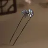 Nuevo Estilo Horquilla Bin Orquídea Borlas Bolas Placa para la Cabeza Horquilla Estilo Antiguo Linterna Luminosa Horquilla Accesorios para el Cabello Horquilla para la Parte Posterior de la Cabeza