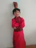 Romance de los Tres Reinos disfraz Clásico infantil Cao Cao Zhang Fei actuación de drama Sanjie del Jardín de Melocotón arte escénico