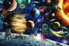 1000 Pintura a Óleo Animal Viajante Espacial Mar Egeu Paisagem Pintura a Óleo Decoração Papel Quebra-cabeça Adulto Fonte Transfronteiriça