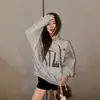 Sudadera con capucha 26AW Mecánica Tótem Otoño/Invierno Retro Americano Unisex Casual Versátil Moderna Corta Ancha Superior Moderna