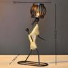 Candelabro de hierro transfronterizo, adorno decorativo para mesa de comedor de restaurante europeo, lámpara de ambiente, candelabro, artesanía de metal para el hogar.