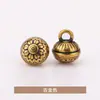 Botões Redondos Estampados Estilo Chinês para Casacos Pequenos Estilo Chanel, Roupas, Trench Coats, Suéteres e Botões de Metal Tricotados
